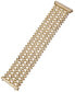 ფოტო #3 პროდუქტის Diamond Pavé Clasp Wide Fancy Link Bracelet (5/8 ct. t.w.) in 14k Gold-Plated Sterling Silver