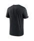Men's Black Atlanta Falcons Sideline Infograph Performance T-shirt