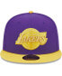 Фото #4 товара Men's Purple, Gold Los Angeles Lakers Gameday Gold Pop Stars 59FIFTY Fitted Hat