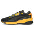 Puma Extent Nitro Tech Lace Up Mens Black, Yellow Sneakers Casual Shoes 3901920