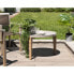 Фото #4 товара Садовый стол Macabane из бетона с низкими ножками из акациевого дерева