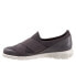 Фото #4 товара Trotters Urbana T2167-020 Womens Gray Wide Leather Lifestyle Sneakers Shoes