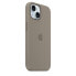 Фото #2 товара Чехол для смартфона Apple iPhone 15 Силиконовый с MagSafe Тонбраун