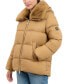 ფოტო #3 პროდუქტის Women's Faux-Fur-Collar Hooded Puffer Coat, Created for Macy's