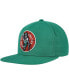 Фото #1 товара Men's Kelly Green Boston Celtics Hardwood Classics MVP Team Ground 2.0 Fitted Hat
