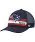 Фото #1 товара Men's Navy New England Patriots Cumberland Trucker Snapback Hat