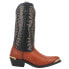 Фото #1 товара Laredo Atlanta Croc Pointed Toe Cowboy Mens Black, Brown Dress Boots 68086