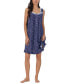 Women's Sleeveless Lace-Trim Nightgown