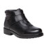 Propet Tyler Pull On Mens Black Casual Boots MBA003LBLK