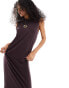 Фото #2 товара ASOS DESIGN sleeveless maxi dress in chocolate