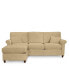 Фото #35 товара Lidia 82" Fabric 2-Pc. Reversible Chaise Sectional Sofa with Storage Ottoman - Custom Colors, Created for Macy's