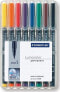 Фото #1 товара Staedtler Staedtler 313 WP8, Black, Blue, Brown, Green, Orange, Red, Violet, Yellow, Black, Polypropylene (PP), 0.4 mm, 1 pc(s)