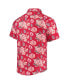 Фото #2 товара Men's Red St. Louis Cardinals Floral Linen Button-Up Shirt