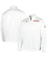 Men's White Wisconsin Badgers Universal Mock Neck Half-Zip Jacket