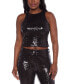 ფოტო #2 პროდუქტის Juniors' Sequined Tank Top