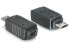 Фото #1 товара Delock Adapter USB micro-B male to mini USB 5-pin - USB micro-B - mini USB 5p - Black