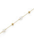 ფოტო #3 პროდუქტის by the Sea Cultivated Pearl Gold-Plated Bracelet