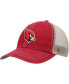 ფოტო #1 პროდუქტის Men's Cardinal, Natural Arizona Cardinals Trawler Trucker Clean Up Snapback Hat