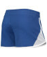 Women's Royal Chicago Cubs Stretch French Terry Shorts