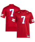 Men's #7 Scarlet Nebraska Huskers Memorial Stadium 100th Anniversary Premier Football Jersey