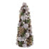 Christmas Tree White Golden Plastic Foam Pineapples 19 x 19 x 48,5 cm