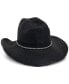 Фото #2 товара Women's Rhinestone Band Cowgirl Hat, Created for Macy's