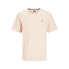 Футболка Jack & Jones Bluwin Structure Regular Fit Peach Nougat / Detail Mixed W. White, L - фото #2