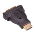ROLINE HDMI-DVI Adapter - HDMI M - DVI F - HDMI - DVI - Black