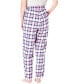 Plus Size Cotton Flannel Pants