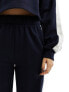 Фото #3 товара Threadbare Ski cropped sweater and jogger tracksuit in navy