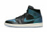Фото #3 товара Кроссовки Nike Air Jordan 1 Mid Iridescent Black (W) (Синий, Черный)
