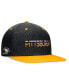 Men's Black, Gold Pittsburgh Penguins Authentic Pro Alternate Jersey Snapback Hat