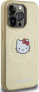 Фото #2 товара Sourcing Hello Kitty HKHMP15XPGHCKD iPhone 15 Pro Max 6.7" gold/gold hardcase Leather Kitty Head MagSafe