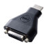 Фото #1 товара Dell 492-11681 - 19-pin HDMI-A M - 24-pin DVI FM - Black