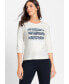 ფოტო #1 პროდუქტის Women's Placement Animal Print Tee