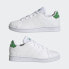 儿童 adidas neo Advantage K 舒适耐磨休闲板鞋 白绿 / Детские кроссовки adidas Advantage Lifestyle Court Lace Shoes (Белые)