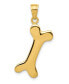 ფოტო #1 პროდუქტის Dog Bone Charm in 14k Yellow Gold