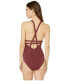 Фото #2 товара Seafolly Women's 182639 Active Long Line Fit Maillot One Piece Swimsuit Size 10