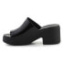 Фото #2 товара Crocs Brooklyn Slide High Shine Heel Black