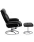 Фото #4 товара Contemporary Multi-Position Recliner & Ottoman With Metal Base