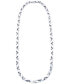 ფოტო #1 პროდუქტის Men's Polished Link 24" Chain Necklace in Sterling Silver