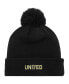 Men's Black Atlanta United FC Jersey Hook Cuffed Knit Hat with Pom