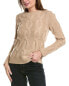 Sail To Sable Chunky Cable Wool-Blend Sweater Women's