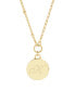 ფოტო #6 პროდუქტის 14K Gold Plated Paige Initial Pendant