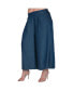 ფოტო #3 პროდუქტის Women's Plus Size Wide-Leg Crop Palazzo Gaucho Pants