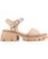 Фото #2 товара Women's Tillee Treaded Outsole Platform Sandals