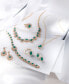 ფოტო #3 პროდუქტის Brasilica by EFFY® Emerald (1-3/8 ct. t.w.) and Diamond (1/4 ct. t.w.) Pendant Necklace in 14k Gold or 14k White Gold, Created for Macy's