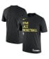 Фото #2 товара Men's Black Utah Jazz 2023 Sideline Legend Performance Practice T-shirt