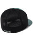 Men's Teal, Black Icon Textures Flex Hat