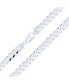 ფოტო #1 პროდუქტის Men's Solid Strong .925 Sterling Silver 250 Gauge 8MM Miami Cuban Curb Chain Necklace For Men Nickel-Free 20 Inch